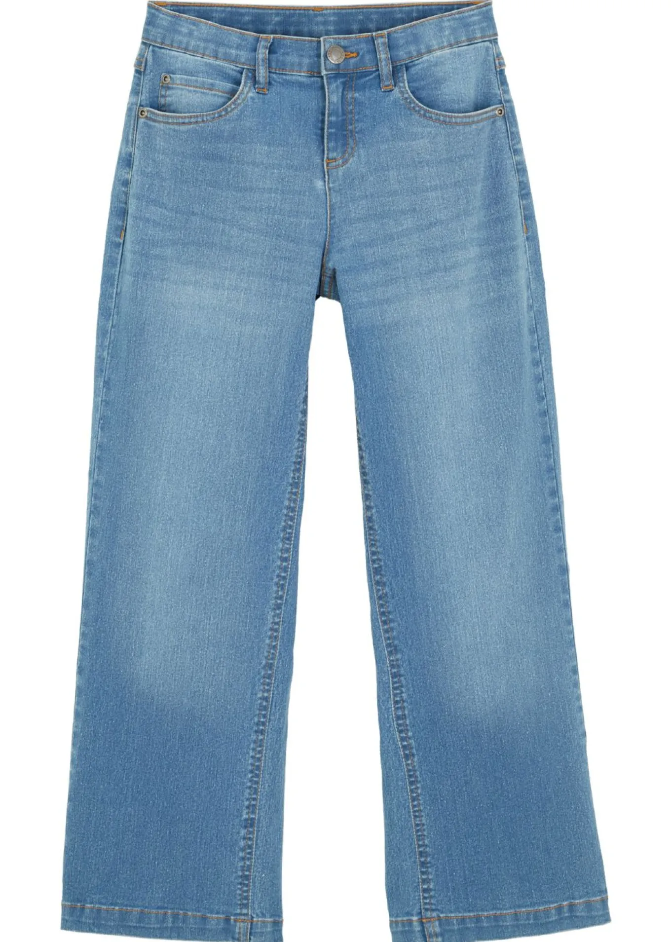 Vaqueros de pernera ancha, mid waist
