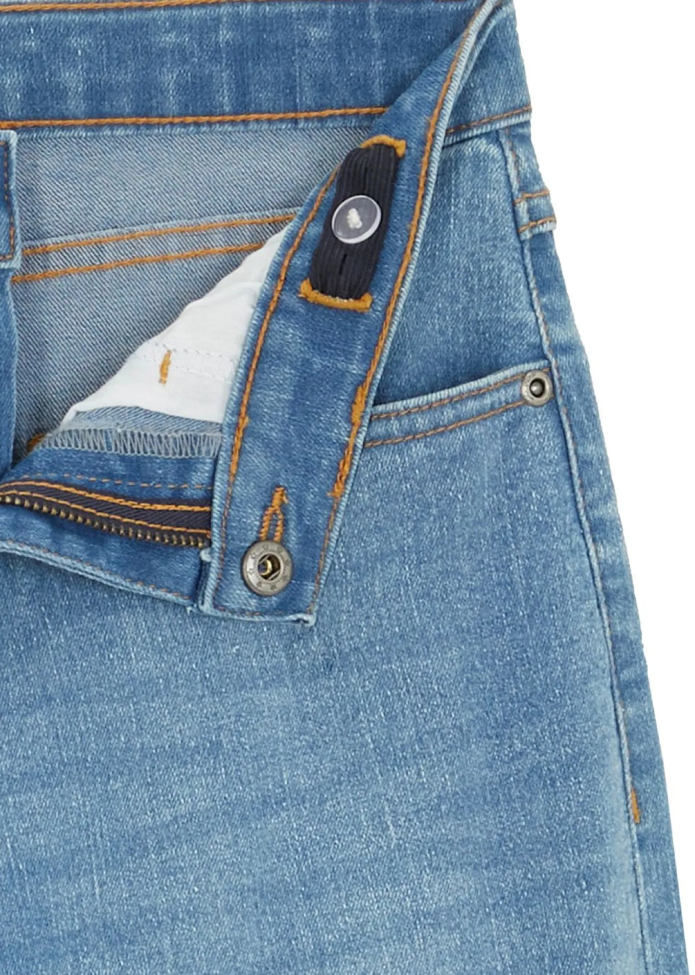 Vaqueros de pernera ancha, mid waist