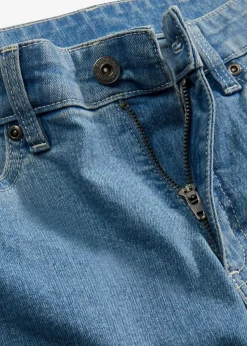 Vaqueros de pernera ancha, mid waist, elástico