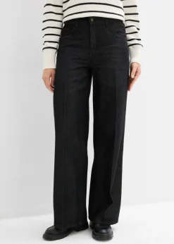 Vaqueros de pernera ancha, mid waist