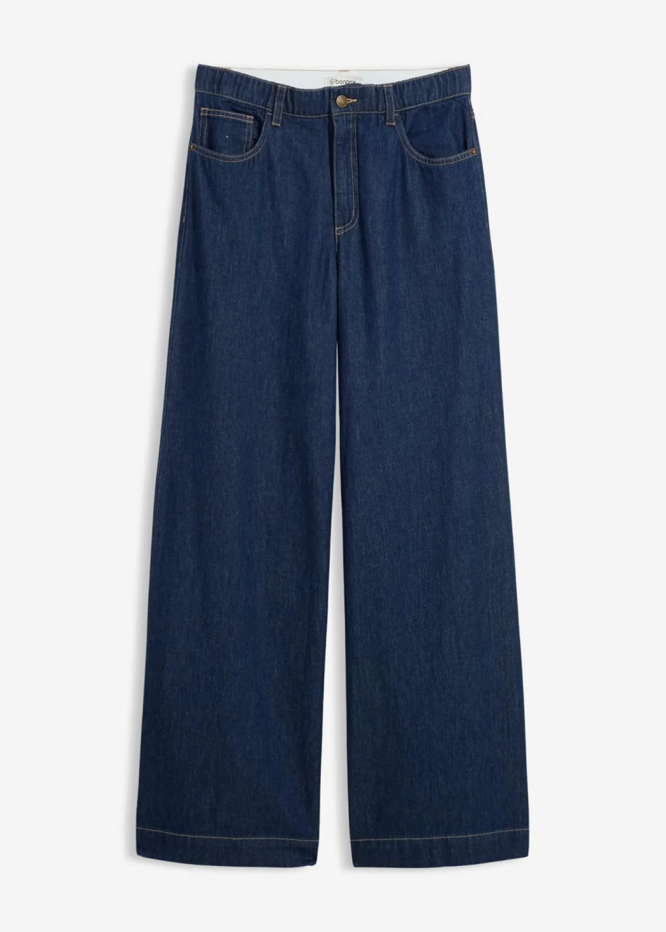 Vaqueros de pernera ancha, high waist