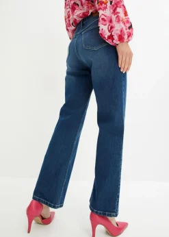 Vaqueros de pernera ancha con talle alto