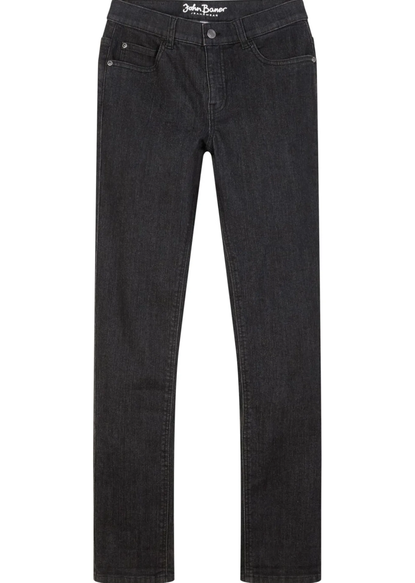 Vaqueros elásticos con cintura ajustable, slim fit, straight