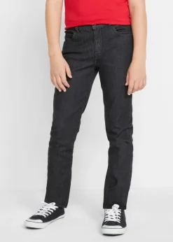 Vaqueros elásticos con cintura ajustable, slim fit, straight