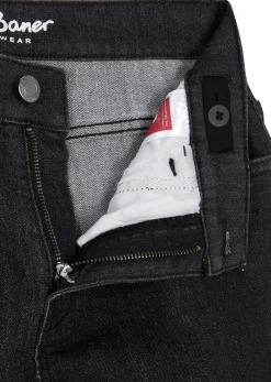 Vaqueros elásticos con cintura ajustable, slim fit, straight