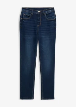 Vaqueros elásticos con cintura ajustable, slim fit, straight