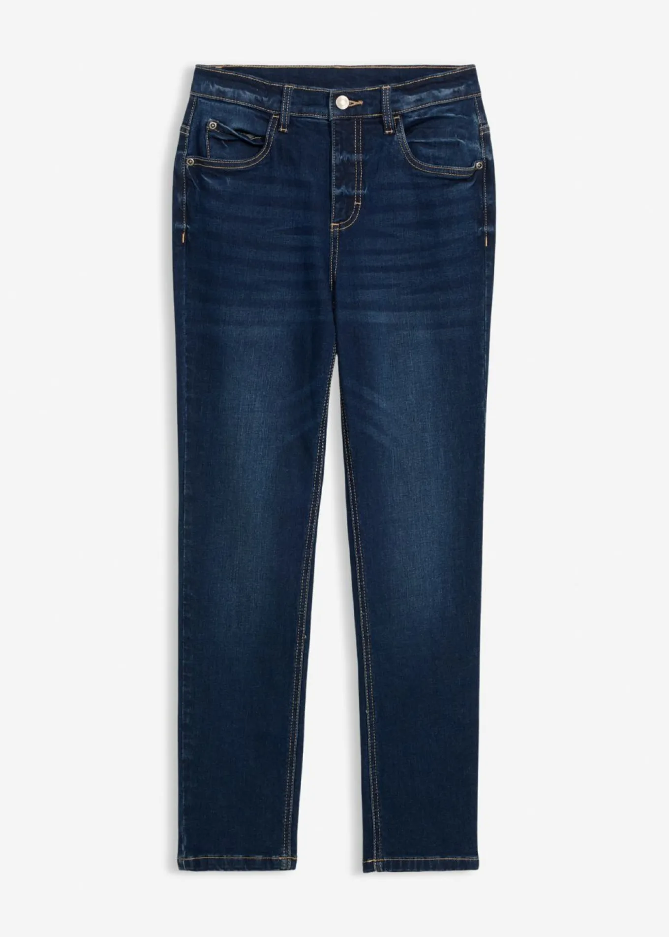 Vaqueros elásticos con cintura ajustable, slim fit, straight