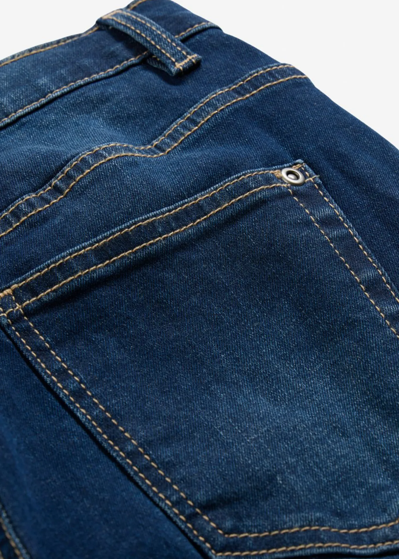 Vaqueros elásticos con cintura ajustable, slim fit, straight
