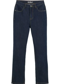 Vaqueros elásticos con cintura ajustable, slim fit, straight