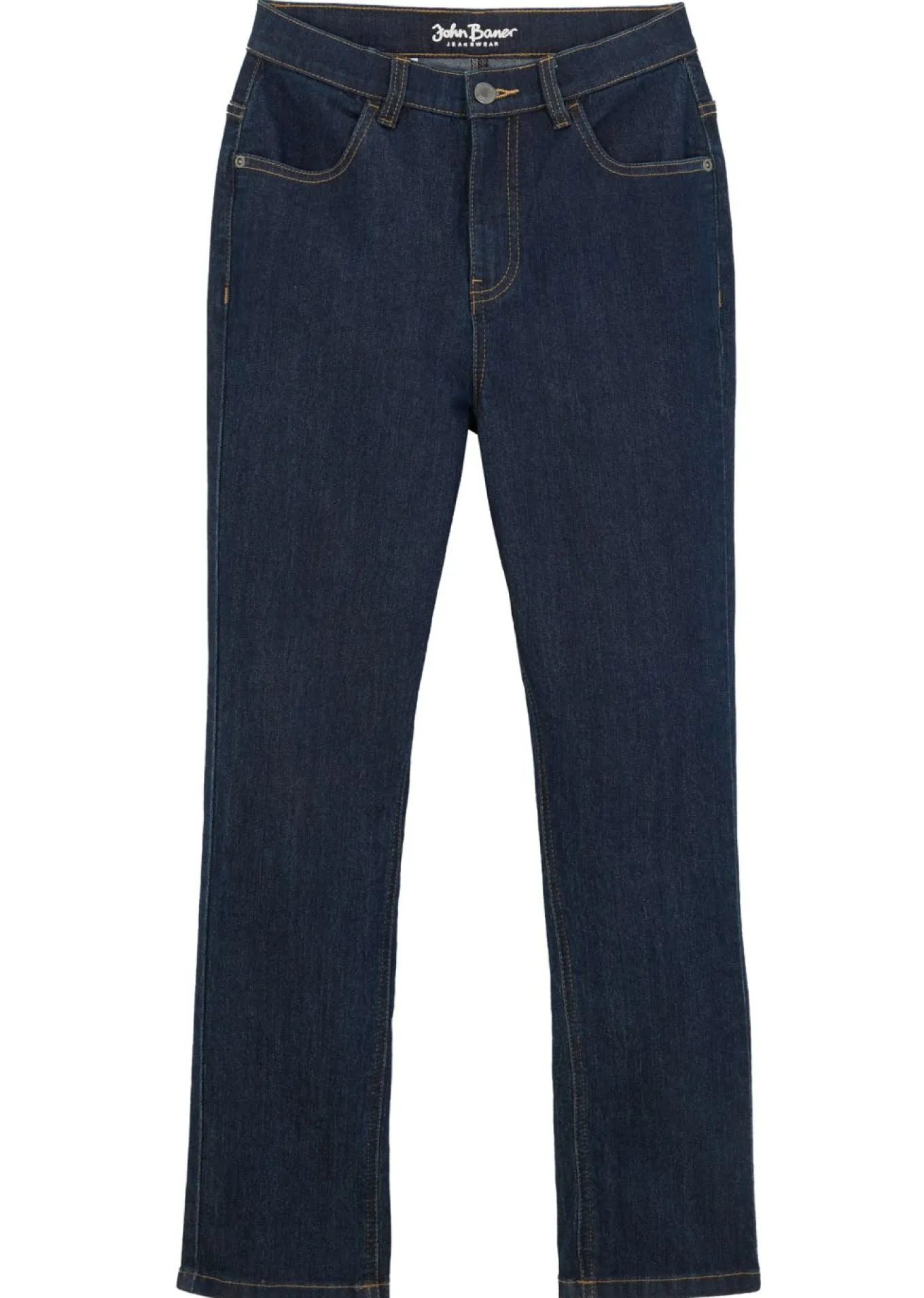 Vaqueros elásticos con cintura ajustable, slim fit, straight
