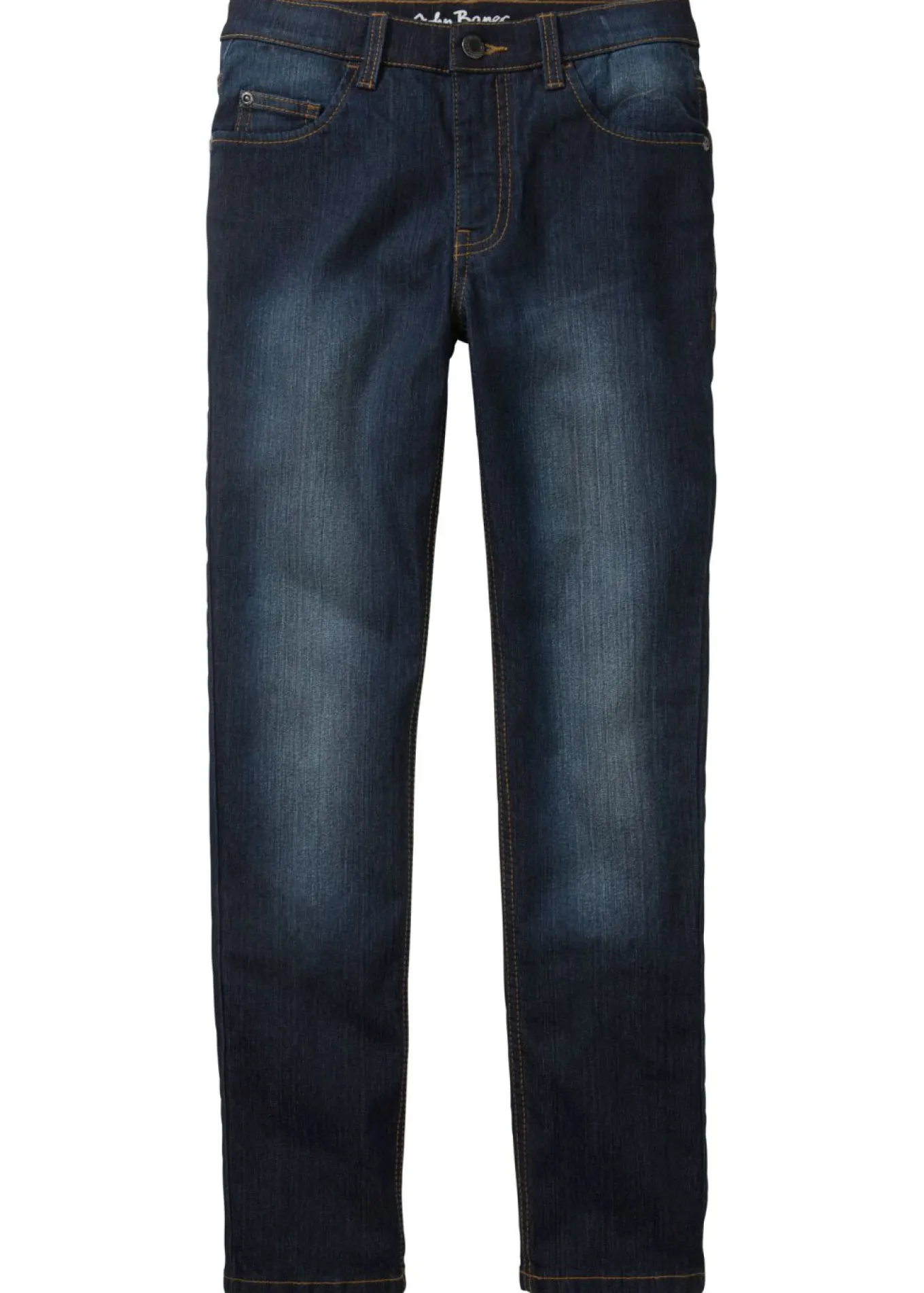 Vaqueros elásticos con cintura ajustable, slim fit, straight