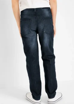 Vaqueros elásticos con cintura ajustable, slim fit, straight