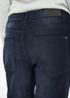 Vaqueros elásticos con cintura ajustable, slim fit, straight