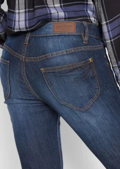 Vaqueros elásticos con corte bootcut y talle medio