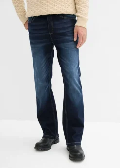 Vaqueros elásticos con corte clásico, cinturilla elástica y diseño bootcut