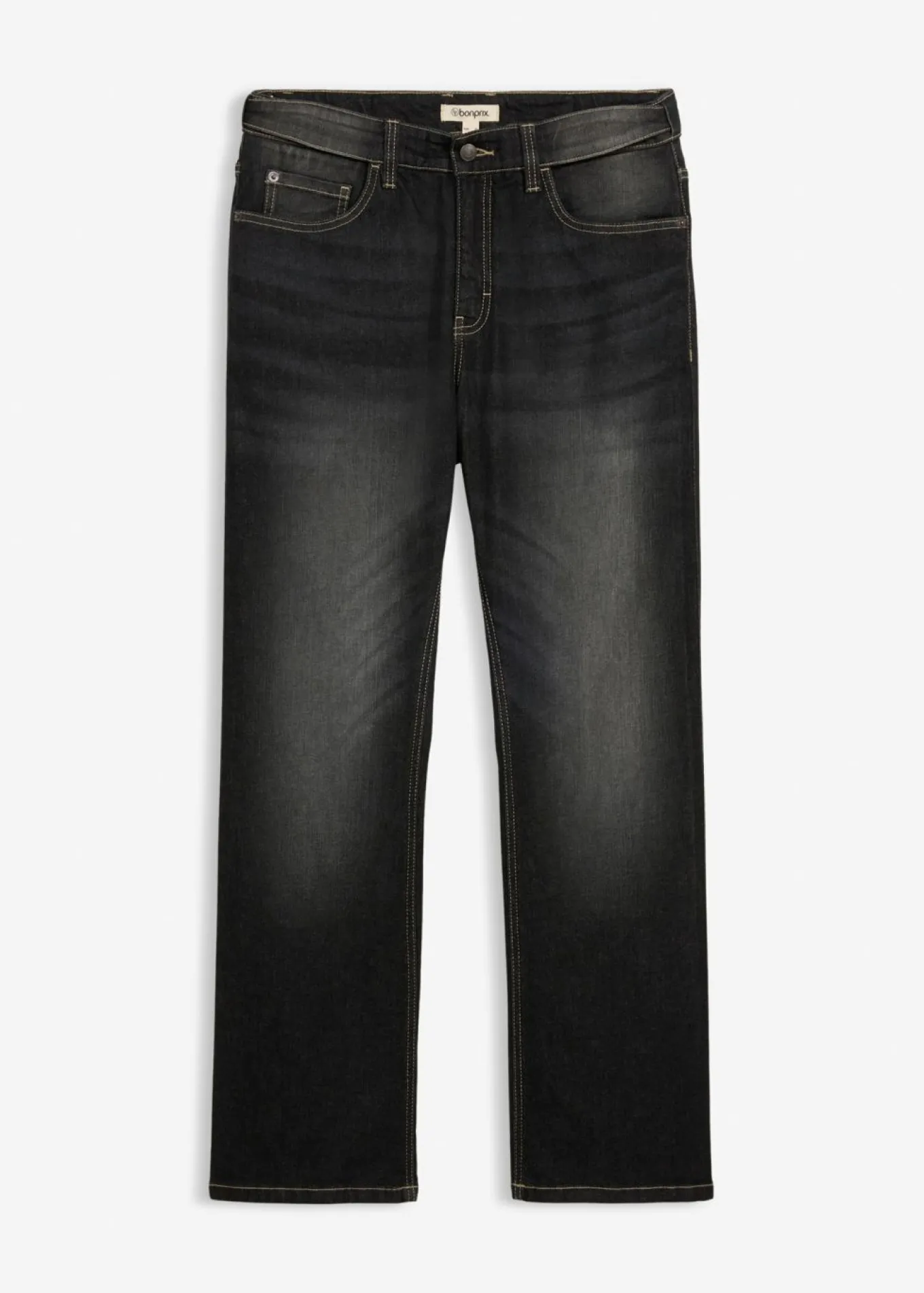 Vaqueros elásticos con corte clásico, cinturilla elástica y diseño bootcut