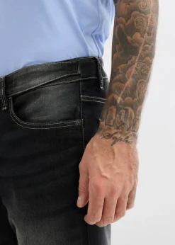 Vaqueros elásticos con corte clásico, cinturilla elástica y diseño bootcut