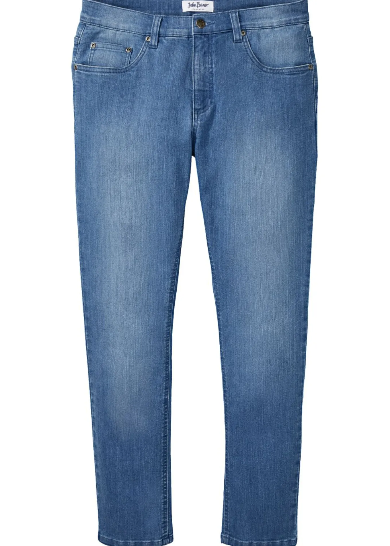 Vaqueros elásticos ligeros, slim fit, straight