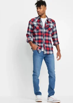 Vaqueros elásticos ligeros, slim fit, straight
