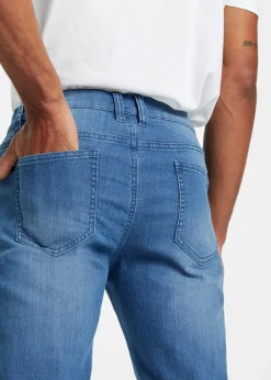 Vaqueros elásticos ligeros, slim fit, straight