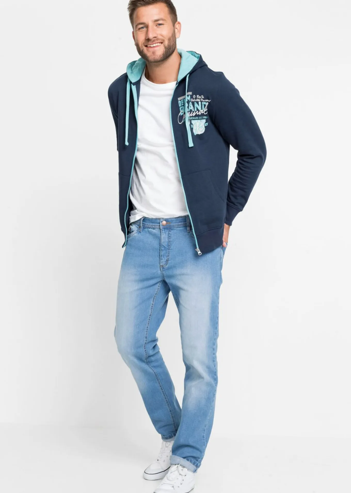 Vaqueros elásticos ligeros regular fit, straight (2 unidades)