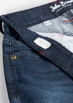 Vaqueros elásticos loose fit, con cintura ajustable, straight