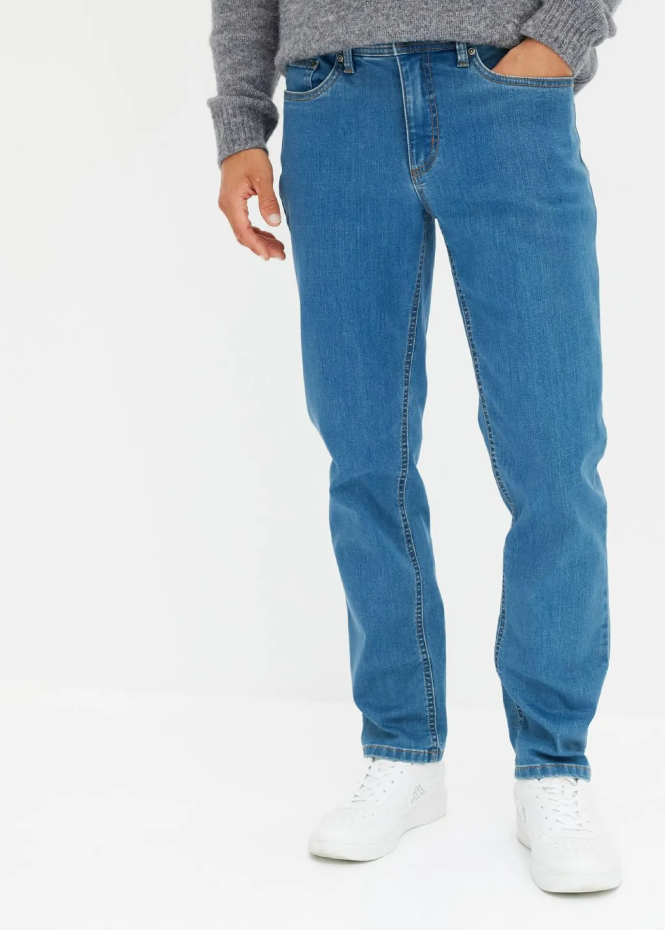 Vaqueros elásticos, regular fit, straight (2 unidades)