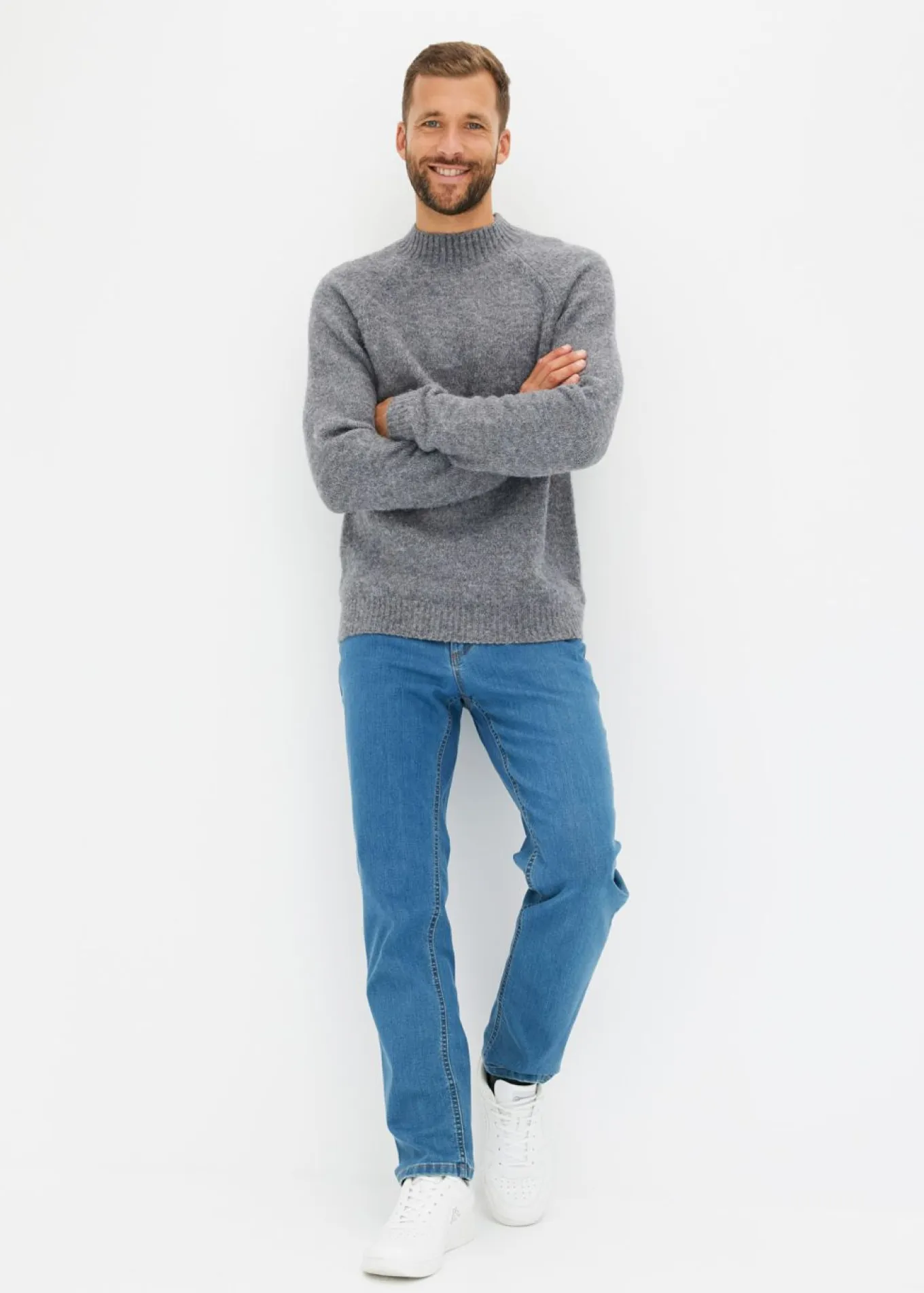 Vaqueros elásticos, regular fit, straight (2 unidades)