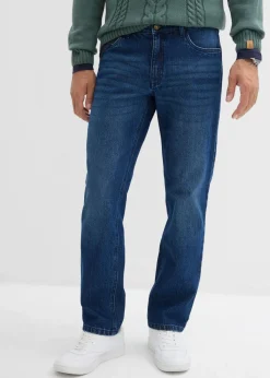 Vaqueros elásticos, relaxed fit, straight