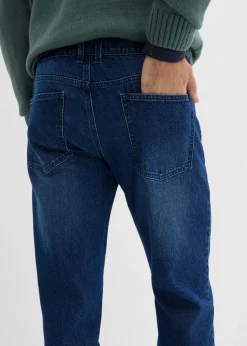 Vaqueros elásticos, relaxed fit, straight