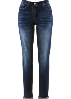 Vaqueros elásticos tipo boyfriend, mid waist