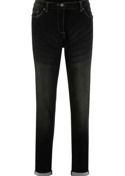 Vaqueros elásticos tipo boyfriend, mid waist