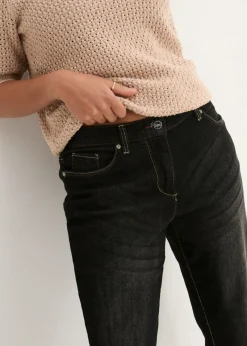 Vaqueros elásticos tipo boyfriend, mid waist