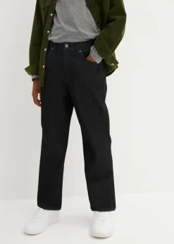 Vaqueros extra loose fit, con cintura ajustable, straight