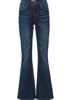 Vaqueros flared high waist