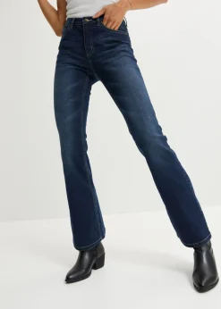 Vaqueros flared high waist