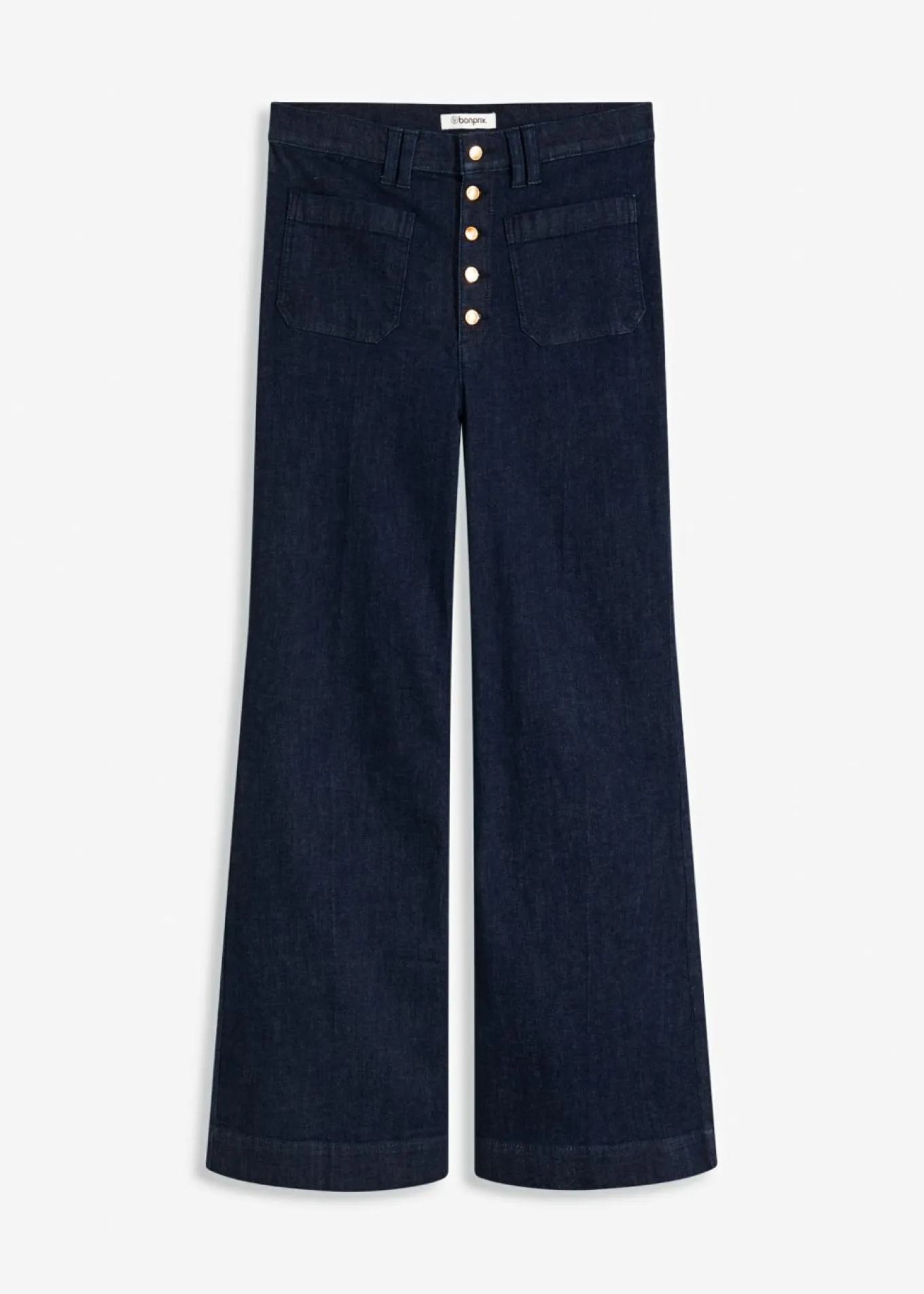 Vaqueros flared, high waist