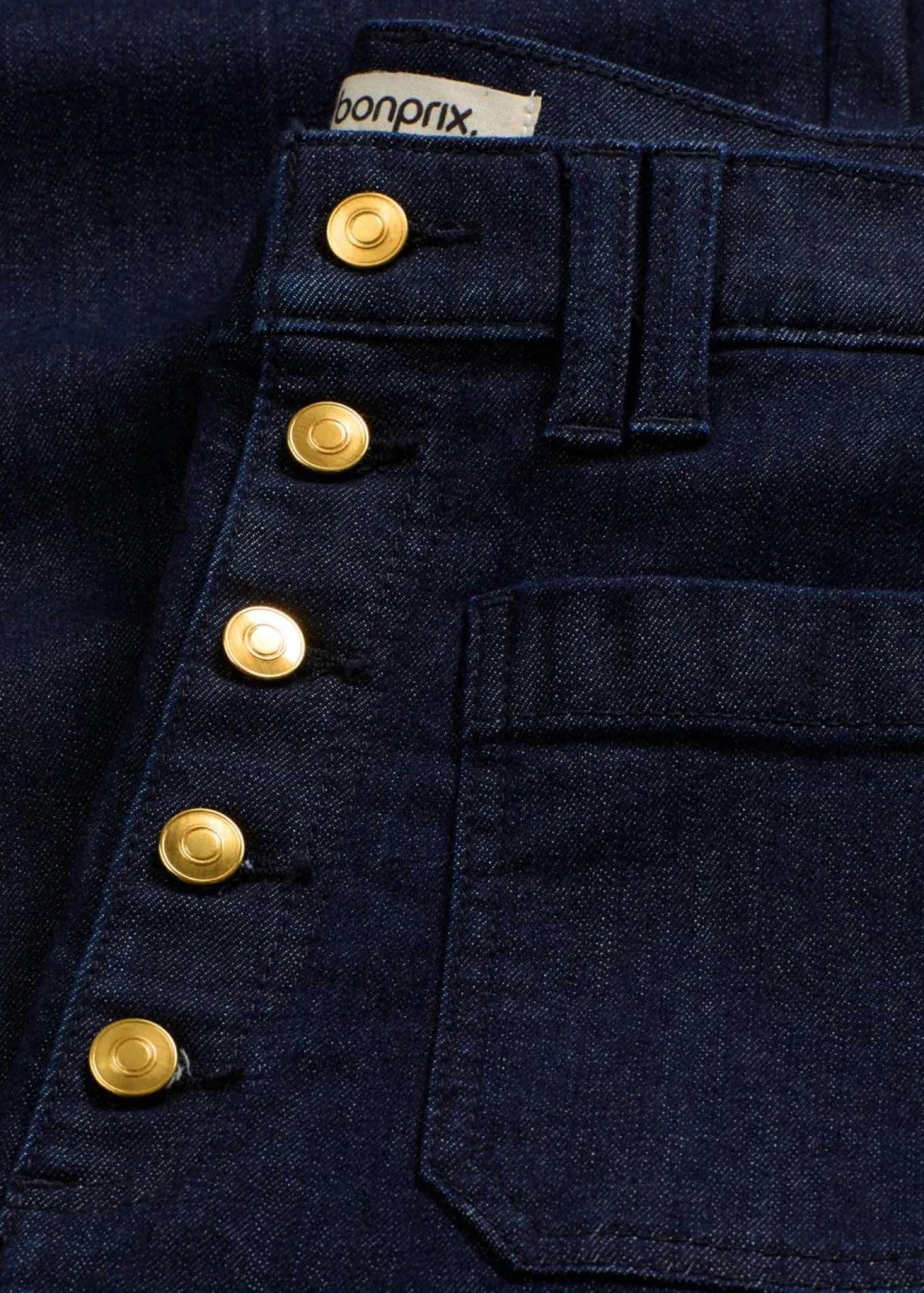 Vaqueros flared, high waist