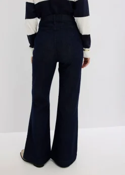 Vaqueros flared, high waist
