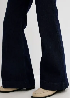 Vaqueros flared, high waist