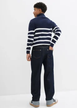Vaqueros holgados con cintura ajustable y corte recto