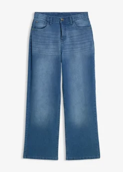 Vaqueros holgados con cintura ajustable y corte recto