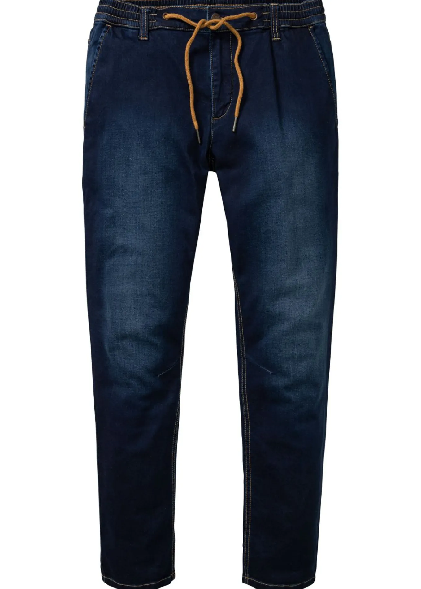 Vaqueros informales con corte regular, forma tapered y cinturilla cómoda