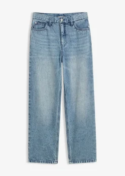 Vaqueros loose fit, con cintura ajustable, straight