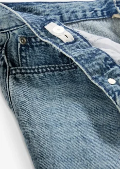 Vaqueros loose fit, con cintura ajustable, straight