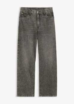 Vaqueros loose fit, con cintura ajustable, straight