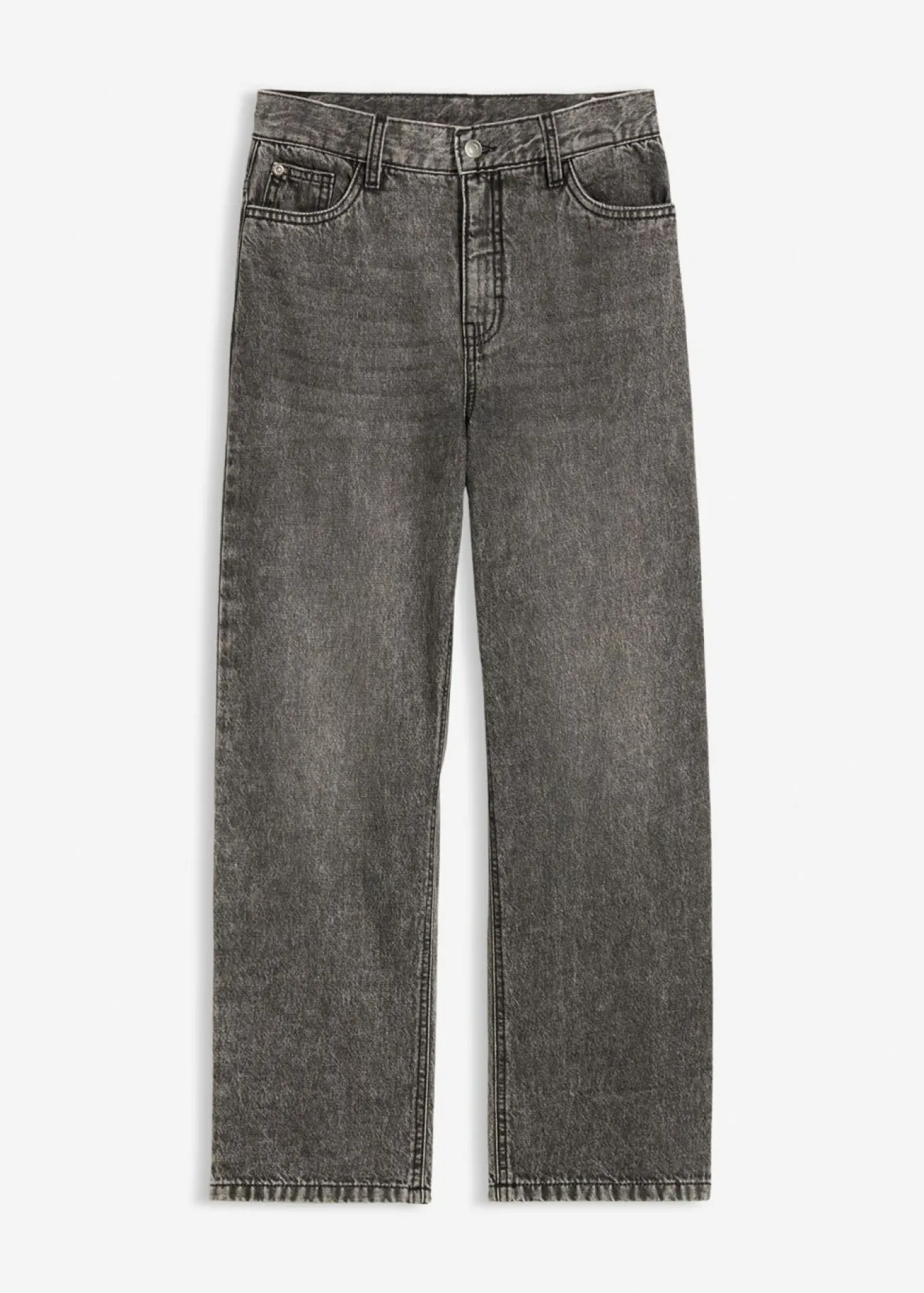 Vaqueros loose fit, con cintura ajustable, straight