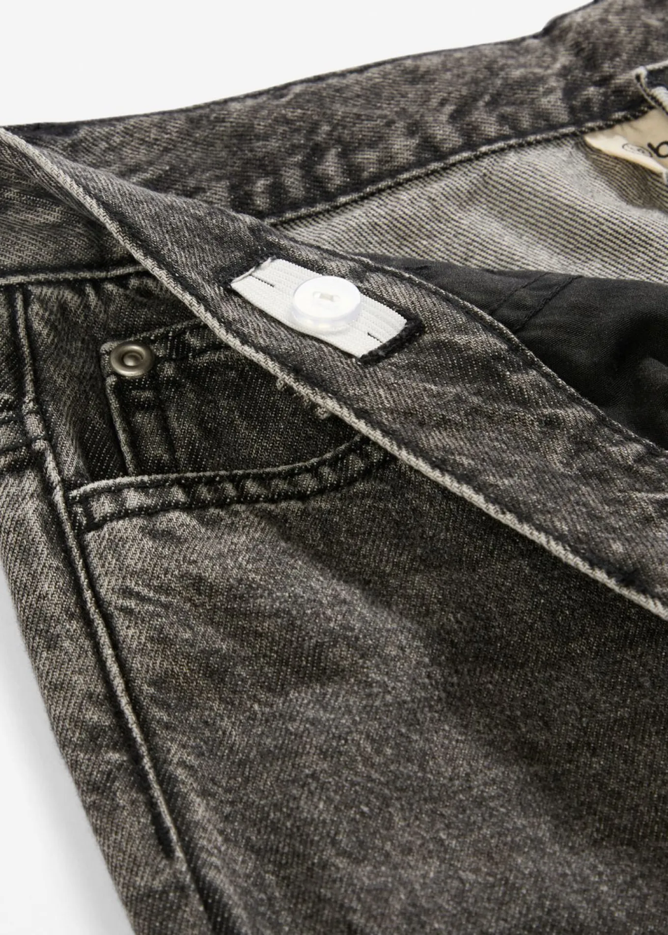 Vaqueros loose fit, con cintura ajustable, straight
