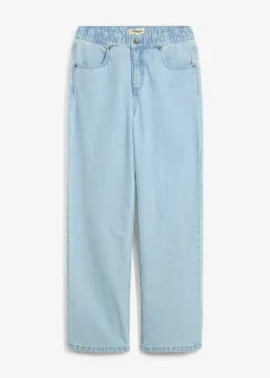 Vaqueros loose fit, sin cierre, con cintura cómoda, straight