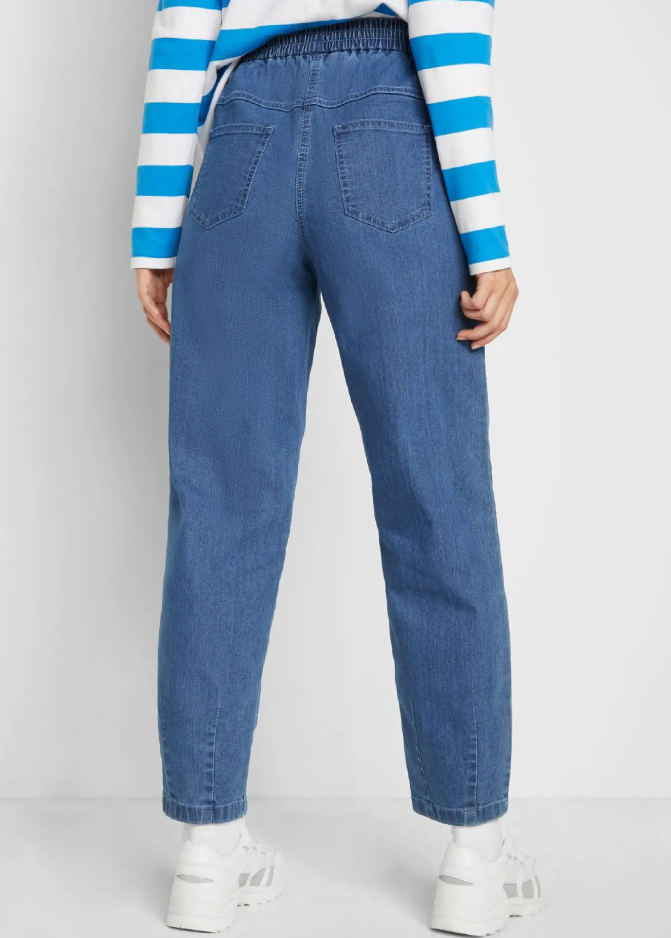 Vaqueros mom, high waist, con cintura cómoda